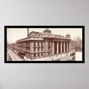 Chicago, IL Railroad Photo 1912 Poster