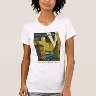 Chicago, IL - The Magnificent Mile T-Shirt