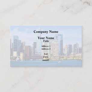 Chicago IL - View From Lake Michigan Business Card