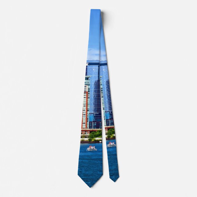 Chicago IL - View From Lake Michigan Tie (Front)