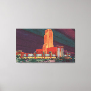 Chicago, IL - View of the General Motors Buildin Canvas Print