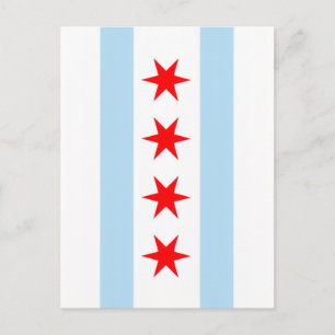 Chicago Illinois 4 Stars Vintage Travel Postcard