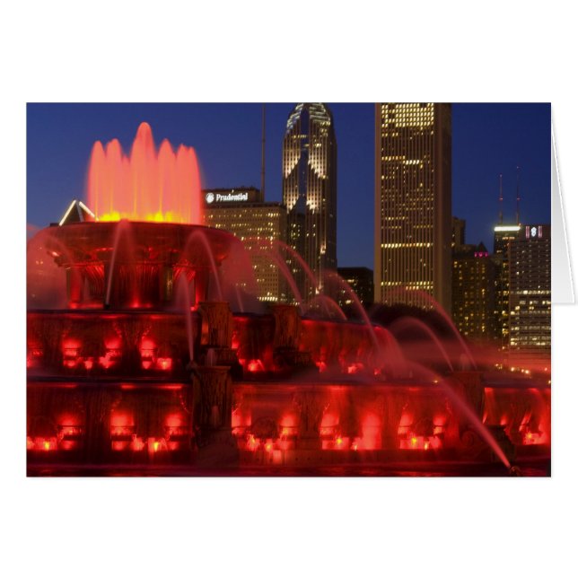 Chicago, Illinois, Buckingham Fountain (Front Horizontal)