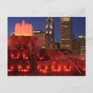 Chicago, Illinois, Buckingham Fountain Postcard