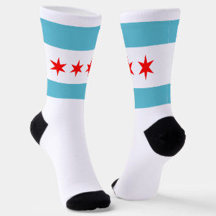 Chicago (Illinois) city flag Socks