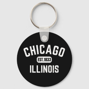 Chicago Illinois Key Ring