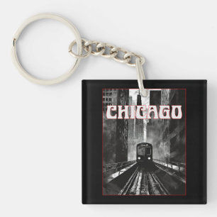 Chicago Illinois Key Ring