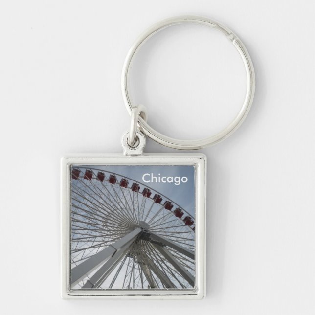 Chicago Illinois Key Ring (Front)
