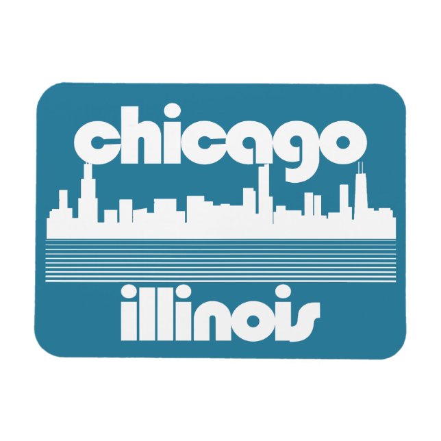 Chicago,Illinois Magnet (Horizontal)