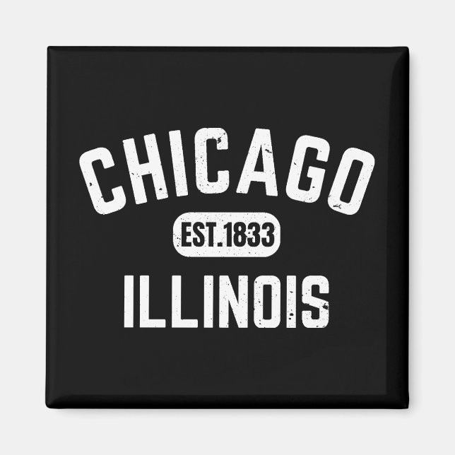 Chicago Illinois Magnet (Front)