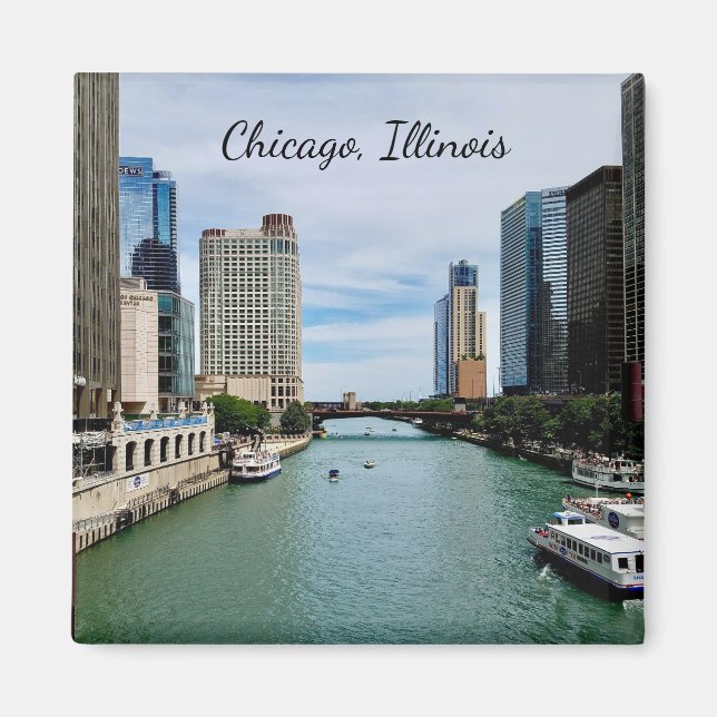 Chicago Illinois Magnet  (Front)