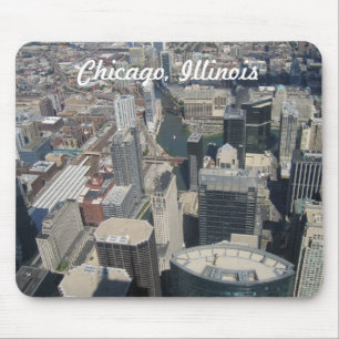 Chicago Illinois Mouse Mat