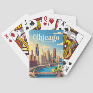 Chicago Illinois Playing Cards