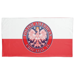 Chicago Illinois Polish Pillowcase