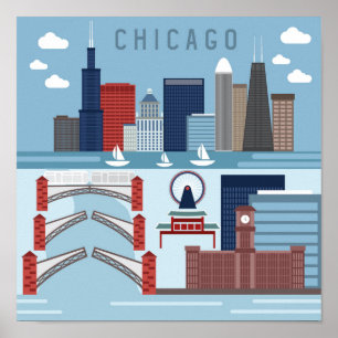 Chicago Illinois Poster