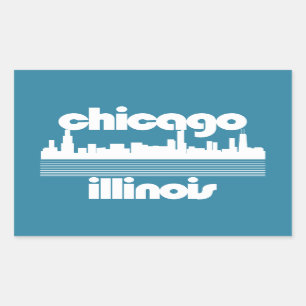 Chicago,Illinois Rectangular Sticker