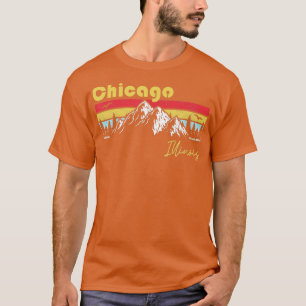 Chicago Illinois Roots Hometown Vintage Home State T-Shirt