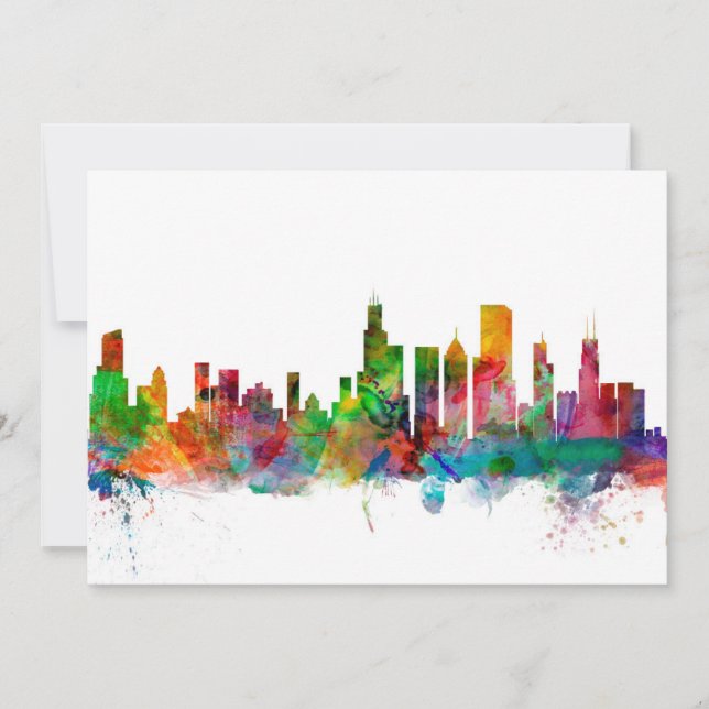 Chicago Illinois Skyline (Front)