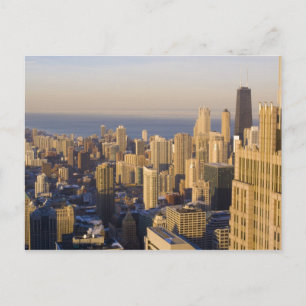Chicago, Illinois, Skyline from the Sears Tower Postcard