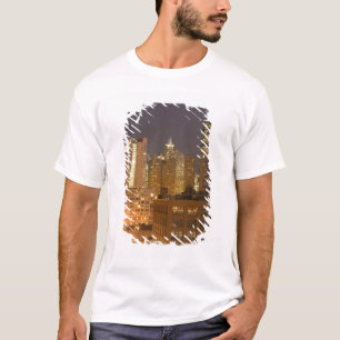 Chicago, Illinois, Skyline from West Loop at T-Shirt