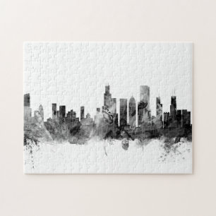 Chicago Illinois Skyline Jigsaw Puzzle