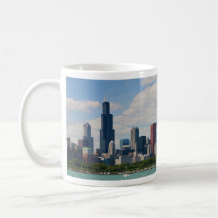 Chicago Illinois Skyline Panorama Coffee Mug