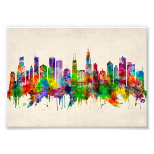 Chicago Illinois Skyline Photo Print