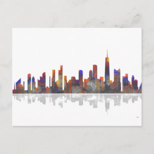 Chicago Illinois Skyline Postcard