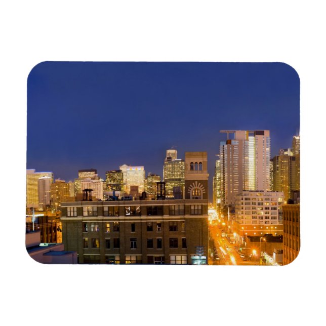 Chicago, Illinois, skyline shot from West Loop Magnet (Horizontal)