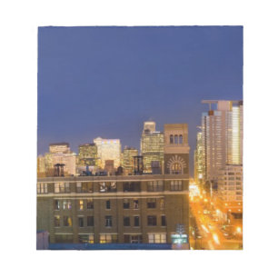 Chicago, Illinois, skyline shot from West Loop Notepad