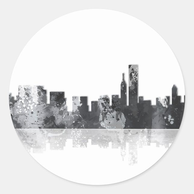 CHICAGO ILLINOIS SKYLINE - Stickers (Front)