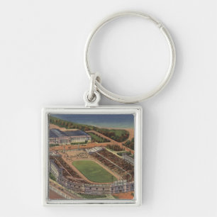Chicago, Illinois - Soldiers Field and Field Key Ring