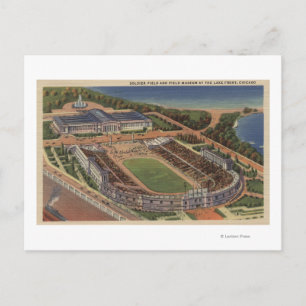 Chicago, Illinois - Soldiers Field and Field Postcard