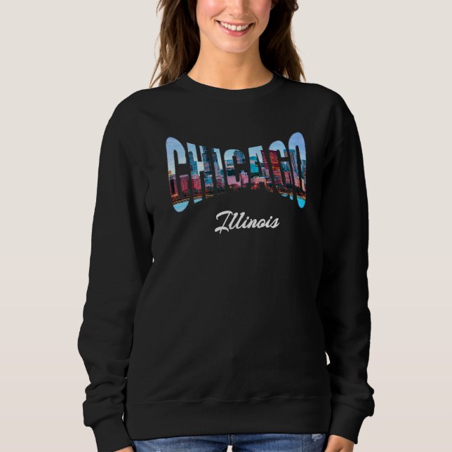 Chicago Illinois Souvenirs Sweatshirt (Front)