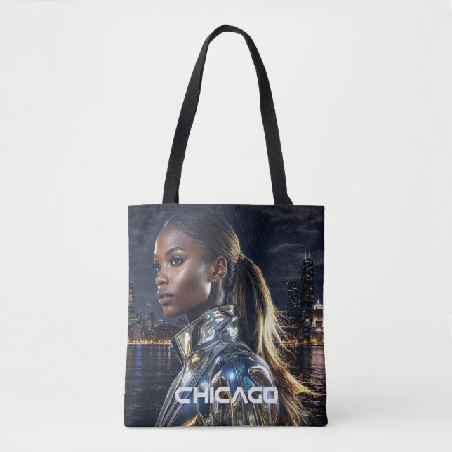 CHICAGO - ILLINOIS TOTE BAG (Front)