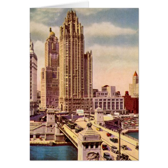 Chicago, Illinois Tribune Tower Card