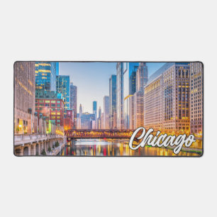 Chicago, Illinois, United States Desk Mat