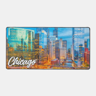 Chicago, Illinois, United States Desk Mat