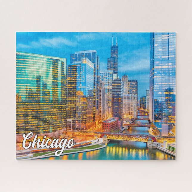 Chicago, Illinois, United States Jigsaw Puzzle (Horizontal)
