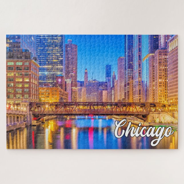 Chicago, Illinois, United States Jigsaw Puzzle (Horizontal)