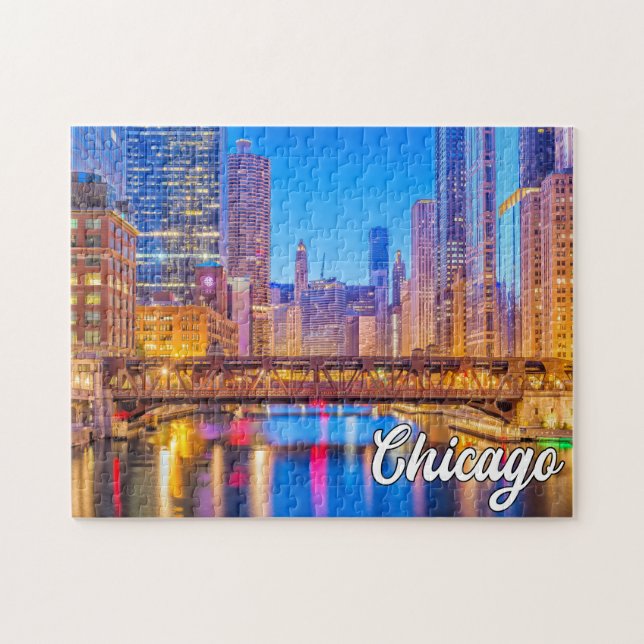 Chicago, Illinois, United States Jigsaw Puzzle (Horizontal)