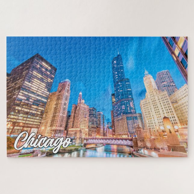 Chicago, Illinois, United States Jigsaw Puzzle (Horizontal)
