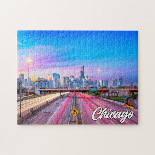 Chicago, Illinois, United States Jigsaw Puzzle (Horizontal)