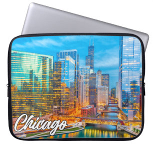 Chicago, Illinois, United States Laptop Sleeve