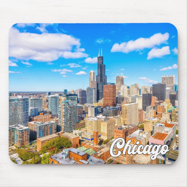 Chicago, Illinois, United States Mouse Mat (Front)