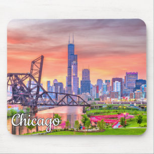 Chicago, Illinois, United States Mouse Mat