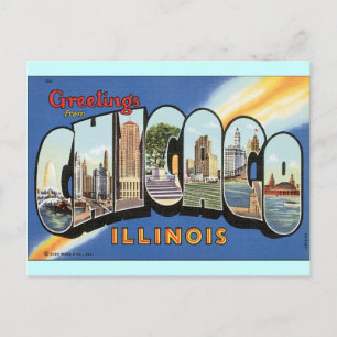 Chicago Illinois Vintage Postcard