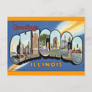 Chicago Illinois Vintage Postcard