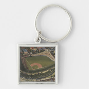 Chicago, Illinois - Wrigley Field Cubs Key Ring
