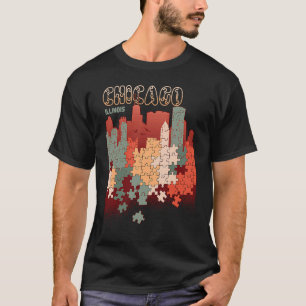 Chicago In Illinois Travel Souvenir T-Shirt